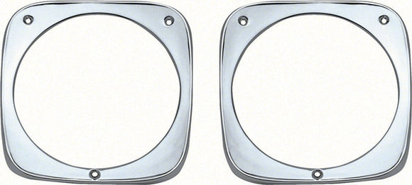 HEADLIGHT BEZELS 1964 1965 1966 CHEVROLET TRUCK C10 C20 C30