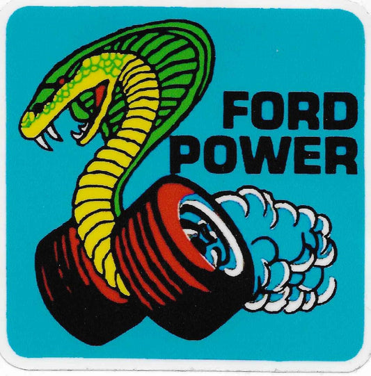 FORD POWER DECAL 3 BY 3 INCH