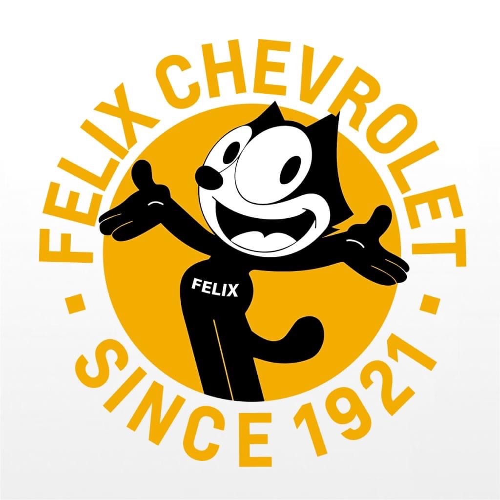 FELIX CHEVROLET DECAL 4 BY 4 INCH