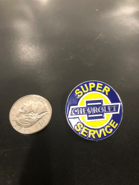 CHEVROLET  SUPER SERVICE METAL PIN