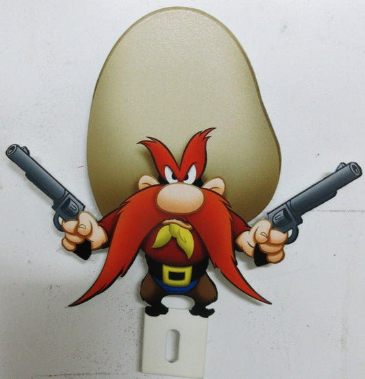 YOSEMITE SAM LICENSE PLATE TOPPER