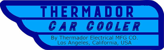 THERMADOR CAR COOLER LASER CUT METAL SIGN .