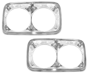 HEADLIGHT BEZELS GMC TRUCK 1967 1968 1969 1970 1971 1972