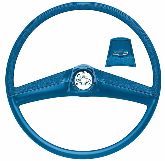 STEERING WHEEL CHEVROLET TRUCK 1968 1969 1970 1971 1972 BLUE