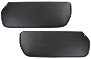 1973 74 75 76 77 78 79 80 TO 1987 CHEVROLET TRUCK SUN VISOR PADS IN BLACK 1 PR