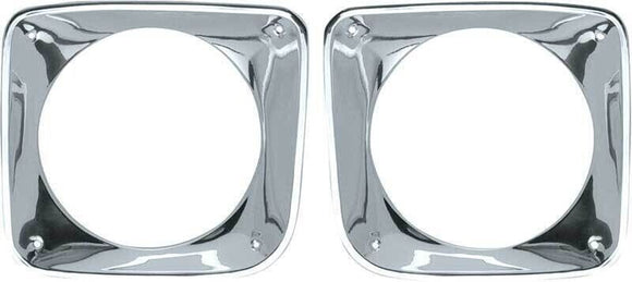 HEADLIGHT BEZELS 1967 1968 CHEVROLET TRUCK