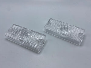 PARKING LIGHT LENS CHEVROLET TRUCK 1969 1970 CLEAR 1 PAIR