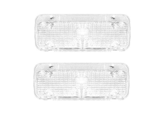 PARKING LIGHT LENS CHEVROLET TRUCK 1971 1972 CLEAR  1 PAIR