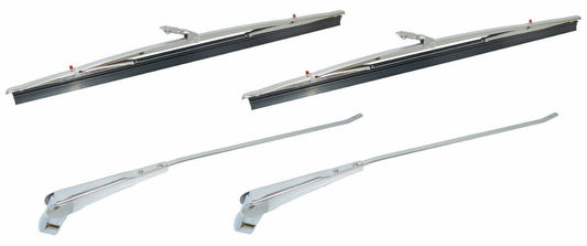 WINDISHIELD WIPER SET CHEVROLET TRUCKS 1960-1966 CHEVROLET AND GMC TRUCKS