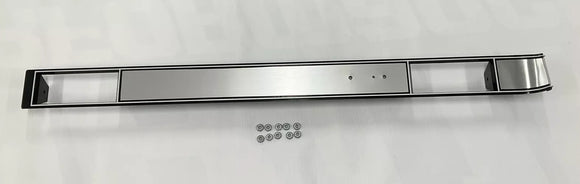 1981-1987 CHEVROLET GMC PICKUP BLAZER SUBURBAN DASH AC VENT PLATE BRUSHED ALUM