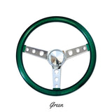 13.5” California Metal Flake: 3-Hole Spoke Steering Wheels