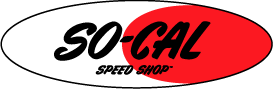 SoCal Speed Shop Large Logo Decal 11” x 3”