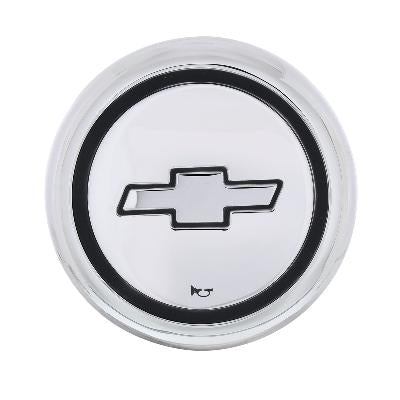 Chrome Horn Button Cap with Bow tie Logo for 1967-72 Chevy Truck