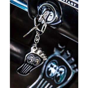 Mooneyes Barefoot Gas’s Pedal Metal Key Ring