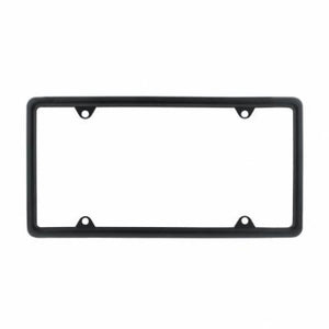 Black Slim License Plate Frame