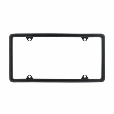 Black Slim License Plate Frame