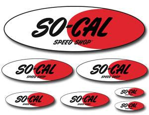 SoCal Speed Shop Logo Decal Sheet