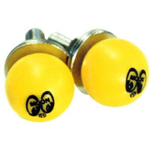 Yellow Moon Ball License Plate Bolts