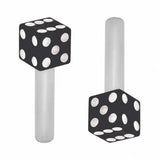 Dice Door Lock Knobs (2pc)