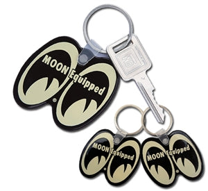 Moon Equipped Key Ring (Black)