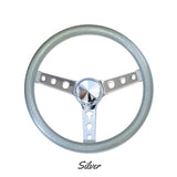 13.5” California Metal Flake: 3-Hole Spoke Steering Wheels