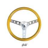 13.5” California Metal Flake: 3-Hole Spoke Steering Wheels